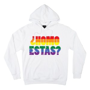 Homo Estas Spanish Mexican Funny Pride Ally Month Hoodie