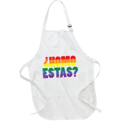 Homo Estas Spanish Mexican Funny Pride Ally Month Apron