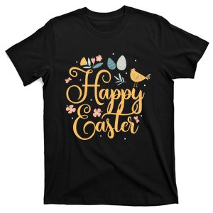 Happy Easter Sayings Egg Bunny T-Shirt