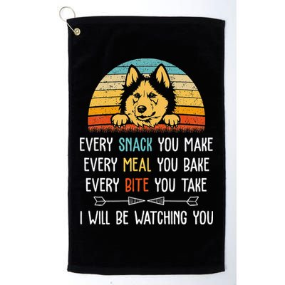 Husky Every Snack You Make Every Meal You Bake Husky Golf Towel