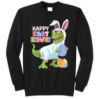 Happy Eastrawr T Rex Easter Bunny Dinosaur Eggs Boys Kids Sweatshirt