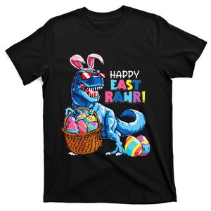 Happy Eastrawr T Rex Dinosaur Easter Bunny Egg T-Shirt