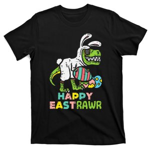 Happy Eastrawr Trex Easter Bunny Egg Funny Dinosaur T-Shirt