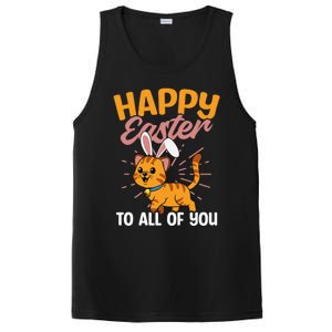 Happy Easte To You Design Easter Cat Gift PosiCharge Competitor Tank