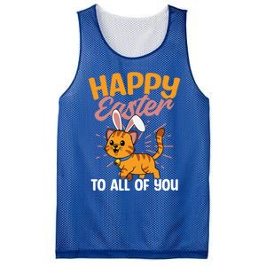 Happy Easte To You Design Easter Cat Gift Mesh Reversible Basketball Jersey Tank