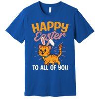 Happy Easte To You Design Easter Cat Gift Premium T-Shirt