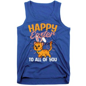 Happy Easte To You Design Easter Cat Gift Tank Top