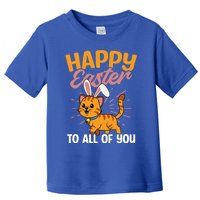 Happy Easte To You Design Easter Cat Gift Toddler T-Shirt