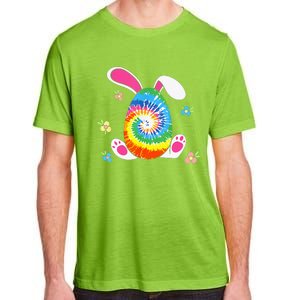 Happy Easter Tie Dye Egg Bunny Rabbit Adult ChromaSoft Performance T-Shirt