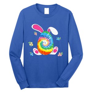 Happy Easter Tie Dye Egg Bunny Rabbit Long Sleeve Shirt