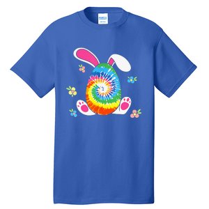 Happy Easter Tie Dye Egg Bunny Rabbit Tall T-Shirt