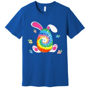 Happy Easter Tie Dye Egg Bunny Rabbit Premium T-Shirt