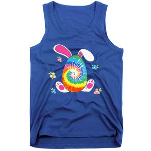 Happy Easter Tie Dye Egg Bunny Rabbit Tank Top