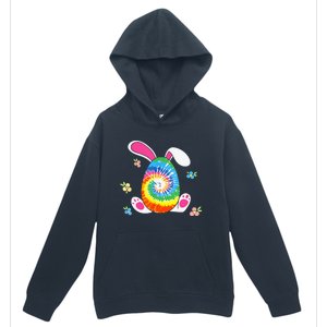 Happy Easter Tie Dye Egg Bunny Rabbit Urban Pullover Hoodie