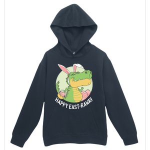 Happy Eastrawr T Rex Dinosaur Bunny Ears Easter Eggs Cool Gift Urban Pullover Hoodie