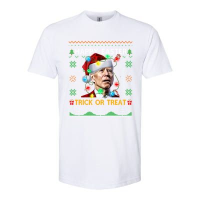 Happy Easter Trick Or Treat Funny Joe Biden Christmas Ugly Sweater Softstyle CVC T-Shirt