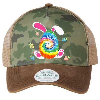 Happy Easter Tie Dye Egg Bunny Rabbit Funny Easter Day Legacy Tie Dye Trucker Hat