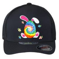 Happy Easter Tie Dye Egg Bunny Rabbit Funny Easter Day Flexfit Unipanel Trucker Cap