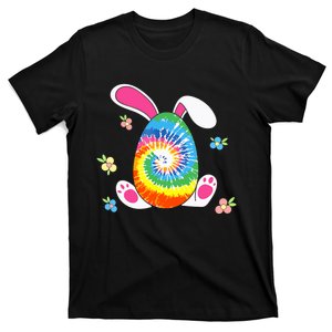 Happy Easter Tie Dye Egg Bunny Rabbit Funny Easter Day T-Shirt