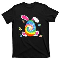 Happy Easter Tie Dye Egg Bunny Rabbit Funny Easter Day T-Shirt