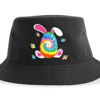 Happy Easter Tie Dye Egg Bunny Rabbit Funny Easter Day Sustainable Bucket Hat