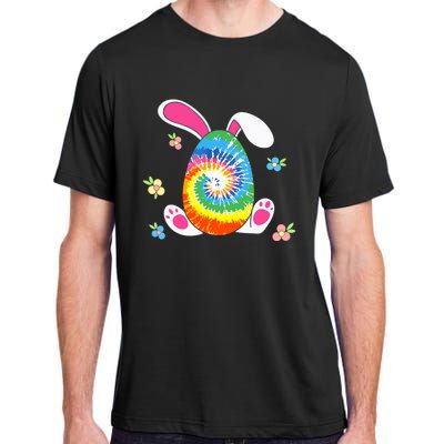 Happy Easter Tie Dye Egg Bunny Rabbit Funny Easter Day Adult ChromaSoft Performance T-Shirt