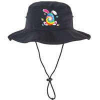 Happy Easter Tie Dye Egg Bunny Rabbit Funny Easter Day Bucket Hat