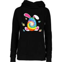 Happy Easter Tie Dye Egg Bunny Rabbit Funny Easter Day Womens Funnel Neck Pullover Hood