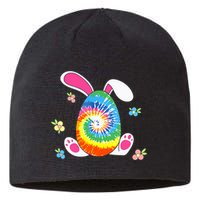 Happy Easter Tie Dye Egg Bunny Rabbit Funny Easter Day Sustainable Beanie