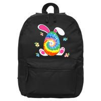 Happy Easter Tie Dye Egg Bunny Rabbit Funny Easter Day 16 in Basic Backpack