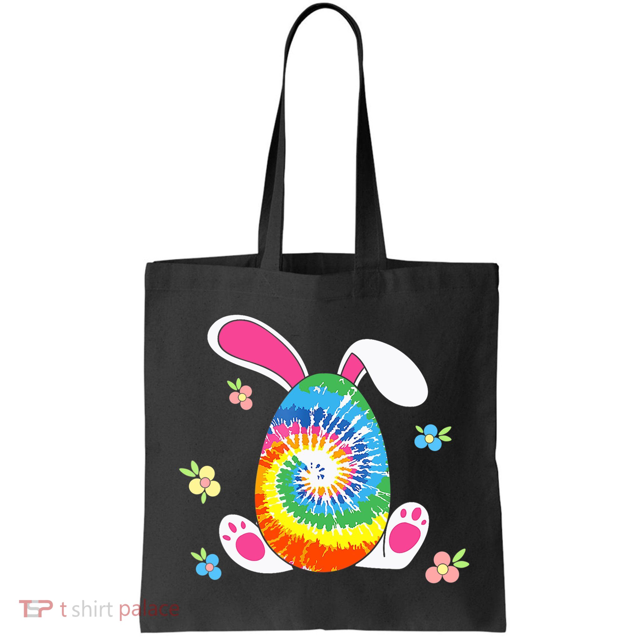 Happy Easter Tie Dye Egg Bunny Rabbit Funny Easter Day Bag