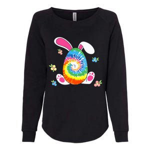 Happy Easter Tie Dye Egg Bunny Rabbit Funny Easter Day Womens California Wash Sweatshirt