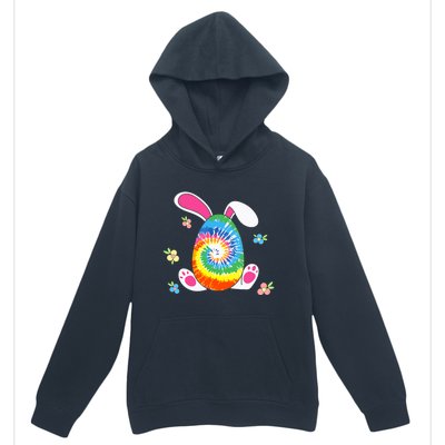 Happy Easter Tie Dye Egg Bunny Rabbit Funny Easter Day Urban Pullover Hoodie