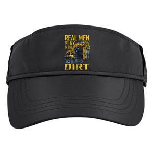 Heavy Equipment Tractor Operator Real Play In The Dirt Adult Drive Performance Visor