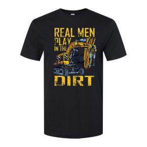 Heavy Equipment Tractor Operator Real Play In The Dirt Softstyle CVC T-Shirt