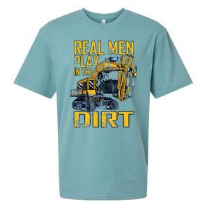 Heavy Equipment Tractor Operator Real Play In The Dirt Sueded Cloud Jersey T-Shirt