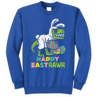 Happy Eastrawr Trex Easter Bunny Egg Funny Dinosaur Gift Sweatshirt