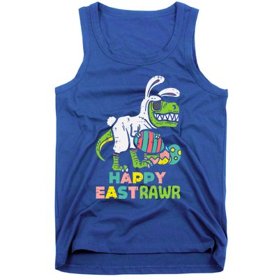 Happy Eastrawr Trex Easter Bunny Egg Funny Dinosaur Gift Tank Top