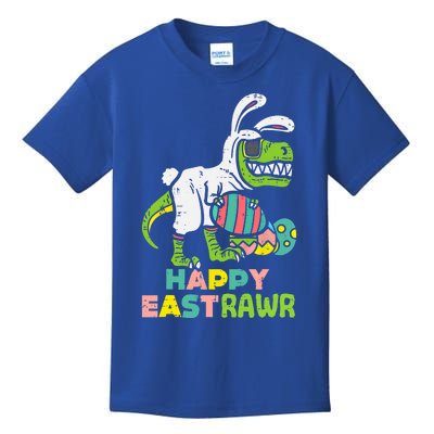 Happy Eastrawr Trex Easter Bunny Egg Funny Dinosaur Gift Kids T-Shirt