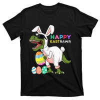 Happy Eastrawr T Rex Easter Bunny Dinosaur Eggs T-Shirt