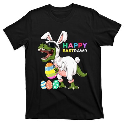 Happy Eastrawr T Rex Easter Bunny Dinosaur Eggs T-Shirt