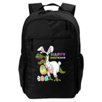 Happy Eastrawr T Rex Easter Bunny Dinosaur Eggs Backpack