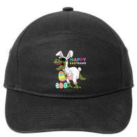 Happy Eastrawr T Rex Easter Bunny Dinosaur Eggs 7-Panel Snapback Hat