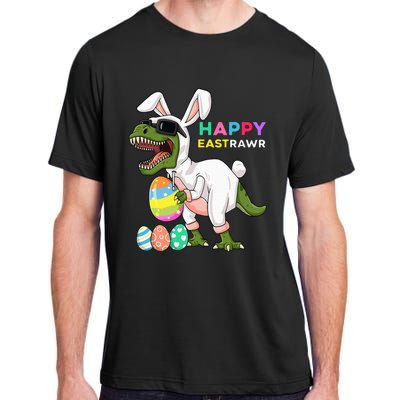 Happy Eastrawr T Rex Easter Bunny Dinosaur Eggs Adult ChromaSoft Performance T-Shirt