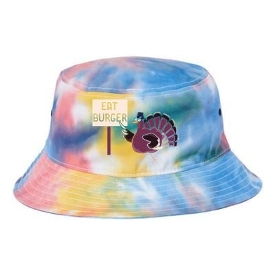 Hamburger Eater Thanksgiving Turkey Day Holiday Thankful Gift Tie Dye Newport Bucket Hat