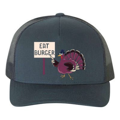 Hamburger Eater Thanksgiving Turkey Day Holiday Thankful Gift Yupoong Adult 5-Panel Trucker Hat