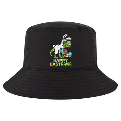 Happy Eastrawr Trex Easter Bunny Egg Funny Dinosaur Cool Comfort Performance Bucket Hat