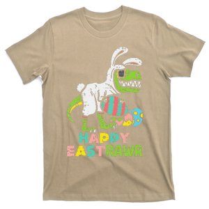 Happy Eastrawr Trex Easter Bunny Egg Funny Dinosaur T-Shirt