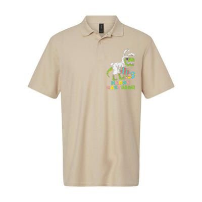 Happy Eastrawr Trex Easter Bunny Egg Funny Dinosaur Softstyle Adult Sport Polo