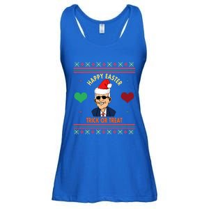 Happy Easter Trick Or Treat Antigreat Giftjoe Biden Funny Christmas Great Gift Ladies Essential Flowy Tank